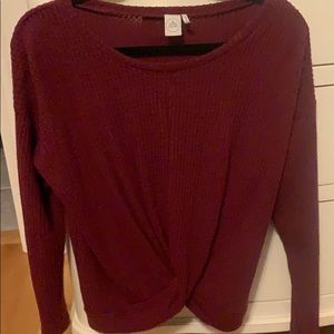 MAROON SWEATER!